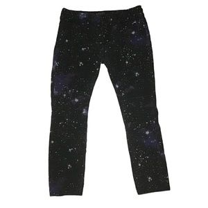 RUDE Galaxy Print Skinny Jeans Men's Size 36/29 *READ*